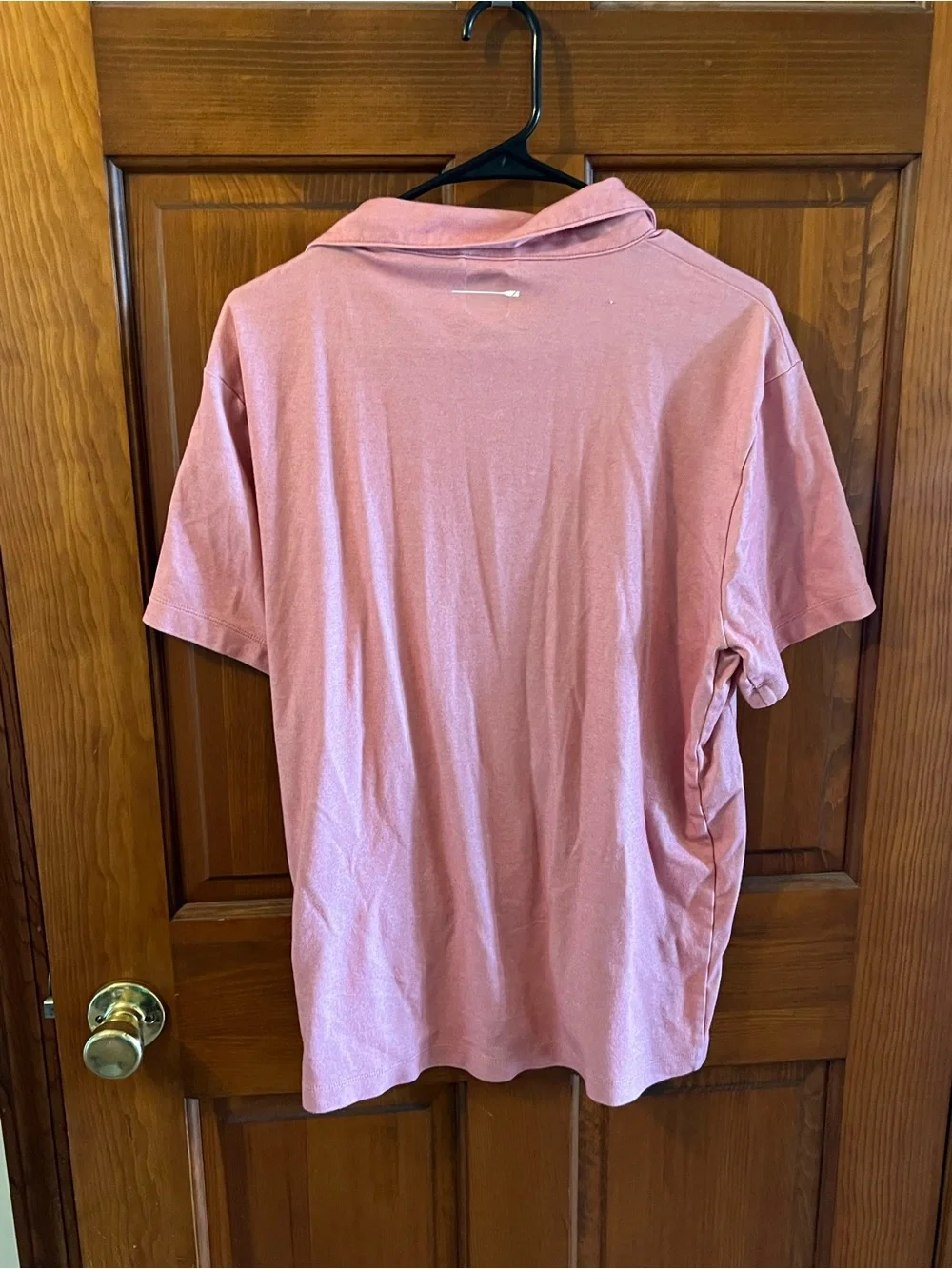 J. Crew Men's Short-Sleeve Polo in Dusty Rose